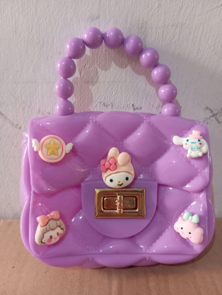 Product Introduction of ( Cek Warna Chat Dulu ) Slingbag Mini Jelly Glossy Karakter Sling Bag Rantai Tas Selempang Jinjing Anak ( Tidak Request Dikirim Random ) 51