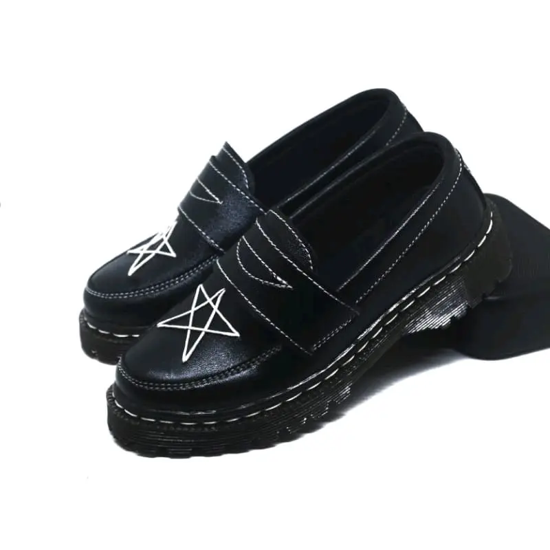 Sepatu Anak Laki Laki Almairah Dockmart Vintage Star Kids Pantofel Model Star Kids - Fashion Kaki Motif 0