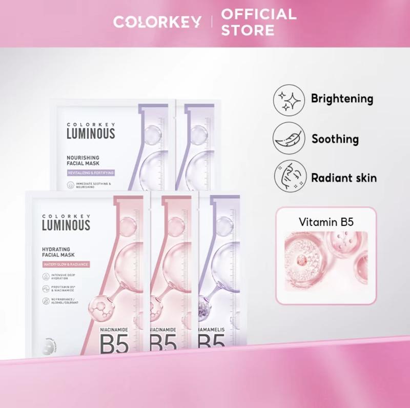 COLORKEY LUMINOUS BRIGHTENING B5 Facial Masks 25ml - TikTok Shop Malaysia