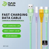 Gambar DAP Kabel Data DCT110 USB To Type C 4.5A Length 1100mm Fast Charging - Garansi 1 tahun Aluminium Kuning Charger - Purple dari DAP Indonesia Official Store Kota Administrasi Jakarta Utara 1 Tokopedia