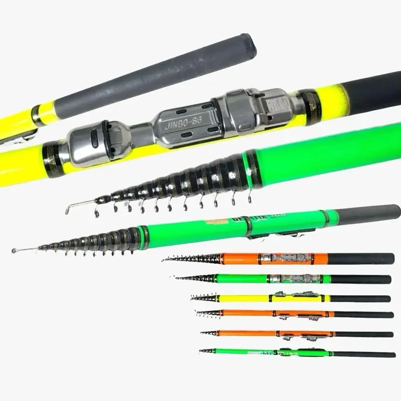 Set lengkap joran Pancing tegek OREGON GELATIK bahan fiber kuat sudah dapat Reel dengan accesorisnya 2