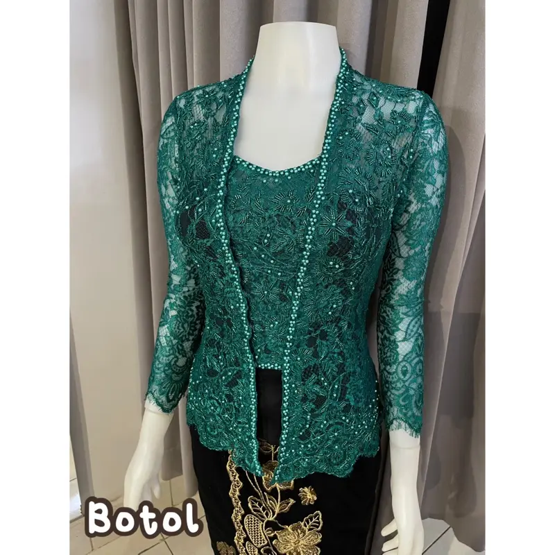 SIMONA KEBAYA - PAYET SASHI SERI 2 - (KEBAYA SAJA) PAYET METALIK GLOSSY Atasan Baju Wanita Wisuda Dewasa 3