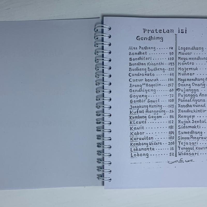 BUKU AJAR SINDEN (fotocopy) TULISAN TANGAN 3