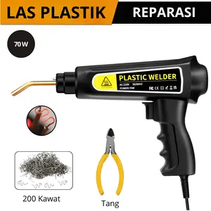 Solder plastik welding reparasi  bumber body mobil motor 70 watt las plastik perbaiki plastik pecah penyambung plastik solder murah