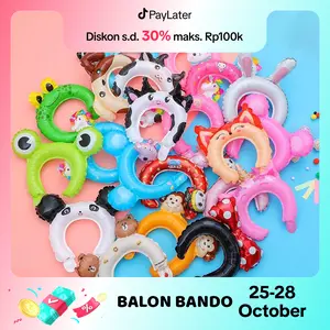 TAIYO Balon Bando Foil Karakter Bondu Headband Balloon Ulang Tahun Kartun Binatang Pesta Party