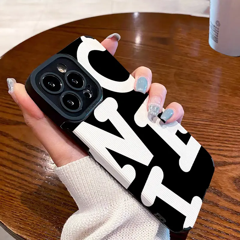 Vỏ cho iPhone 6, 12Pro, 11, 15Pro, 13Pro, 8plus, 14, 14Promax, 7plus, 13, 7, 6splus, 13Promax, xsmax, 15, xr, 11Promax, 15Promax, 12 ins, chữ đẹp, phim hoạt hình, ống kính đa chức năng, vỏ mềm chống nhỏ giọt