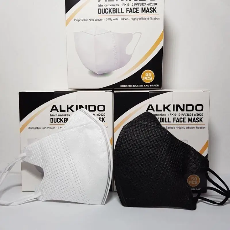duckbill ALKINDO 3ply premium Dewasa Masker - COD - PROMO
