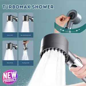 Kepala Shower Turbo Multifungsi Mode Adjustable Shower Kamar Mandi - Turbomax Shower