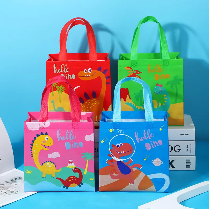 [FELIZKIDS] [FK235] GOODIE BAG 22X23 LEBAR 11WARNA RANDOM ANEKA GAMBAR KARAKTER LUCU ULANG TAHUN HAPPY BIRTHDAY TAS 4