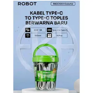ROBOT RBCC100 Kabel Data Type-C To Type-C