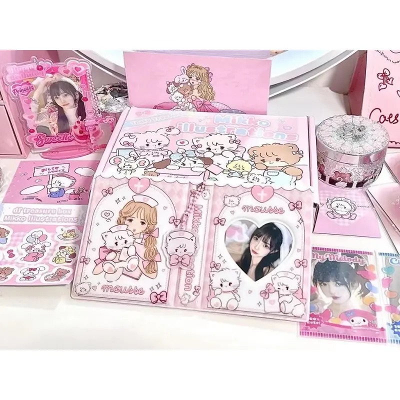 Mikko 32/36Slots Cute Photo Album Idol Photo Card Book 3 Inch Star Chasing Lomo Card Album Collection Foto 7