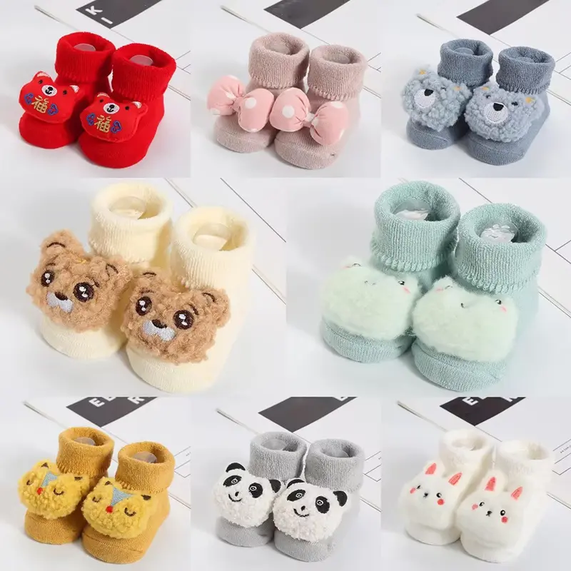 Tất Cotton Cho Bé Trai Và Bé Gái, Tất Hoạt Hình Gấu Trúc Dễ Thương, Cho Trẻ Sơ Sinh, Năm Mới