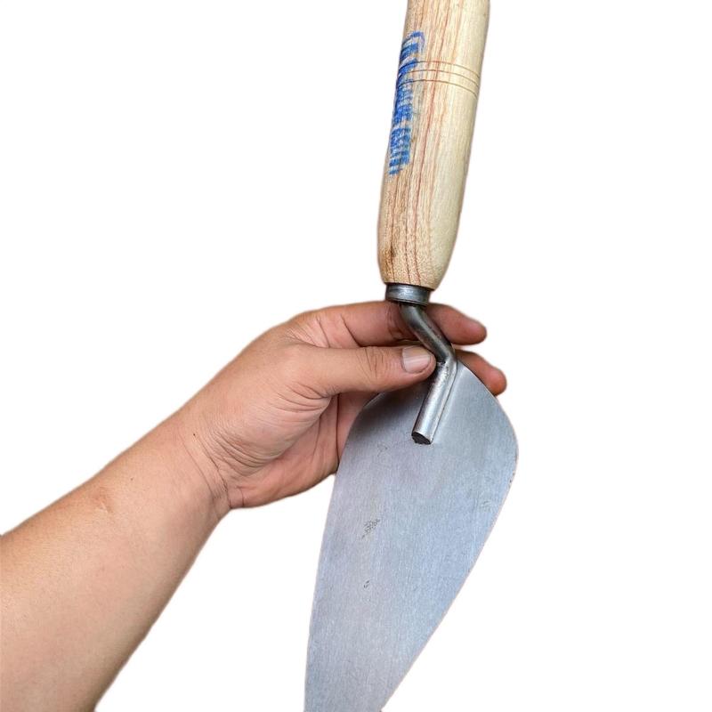 Sendok Semen Cetok Galur Asli Paku Keling 4 Ukuran 18cm Oval - Alat Konstruksi Baja Berkualitas - Bangunan 4