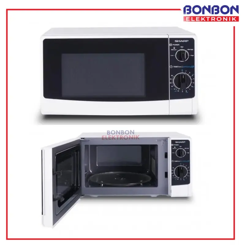 Sharp Microwave Solo R-220MA-WH 20 Liter 450 Watt / R 220MA WH 20L 1