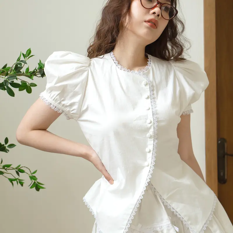 Rice Blouse - OWNION Lebaran Collection | Atasan Katun Wanita | Blouse Renda Wanita 5