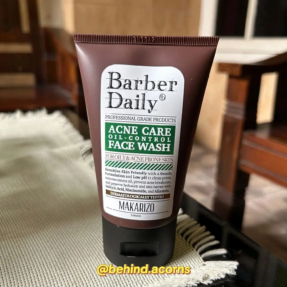 [READY STOCK] Barber Daily Acne Care & Oil Control Face Wash 100mL