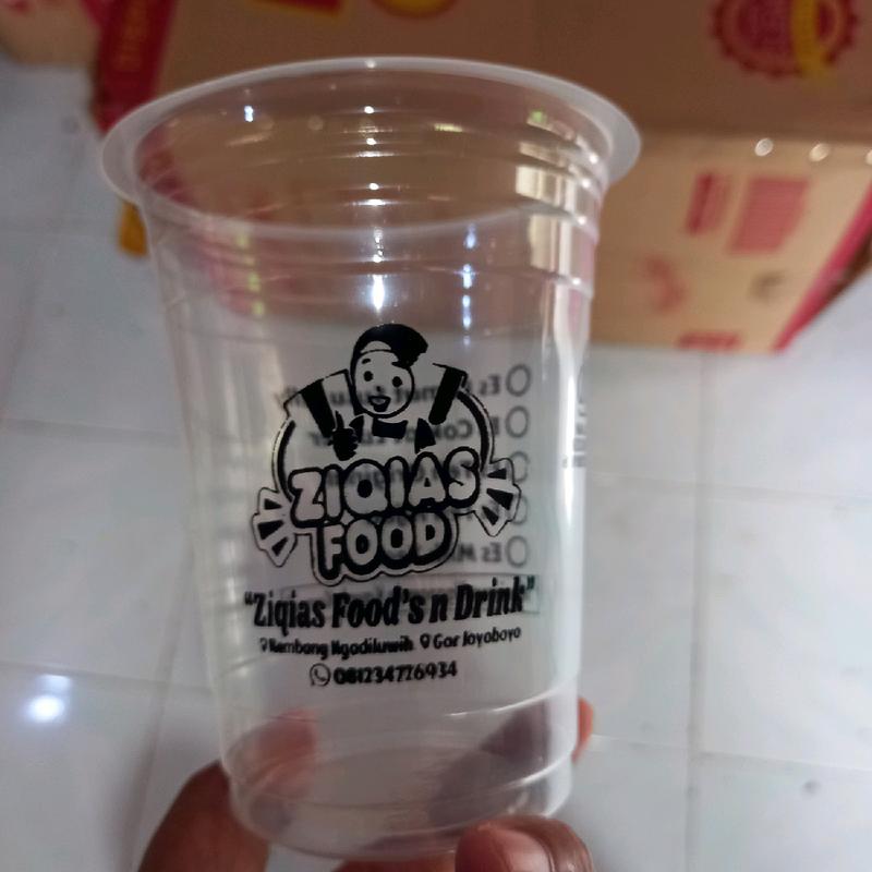 sablon gelas cup termurah ukuran 16oz merk hook sebanyak 250pcs 2