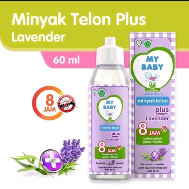 ( 3 pcs my baby 150 ml ) minyak telon Ukuran Jumbo,aman dari gigitan nyamuk