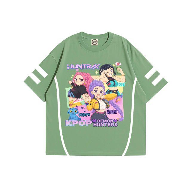 KAOS ANAK HK GAMBAR HUNTRIX KPOP DEMON HUNTER SABLON DTF PRINTING