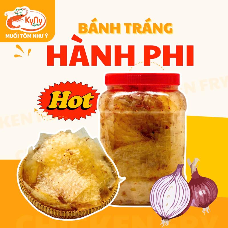 BÁNH TRÁNG MUỐI TÔM HÀNH PHI NHƯ Ý - HỦ TRỌNG LƯỢNG 250G - Đậm đà – Thơm lừng – Ăn là ghiền!