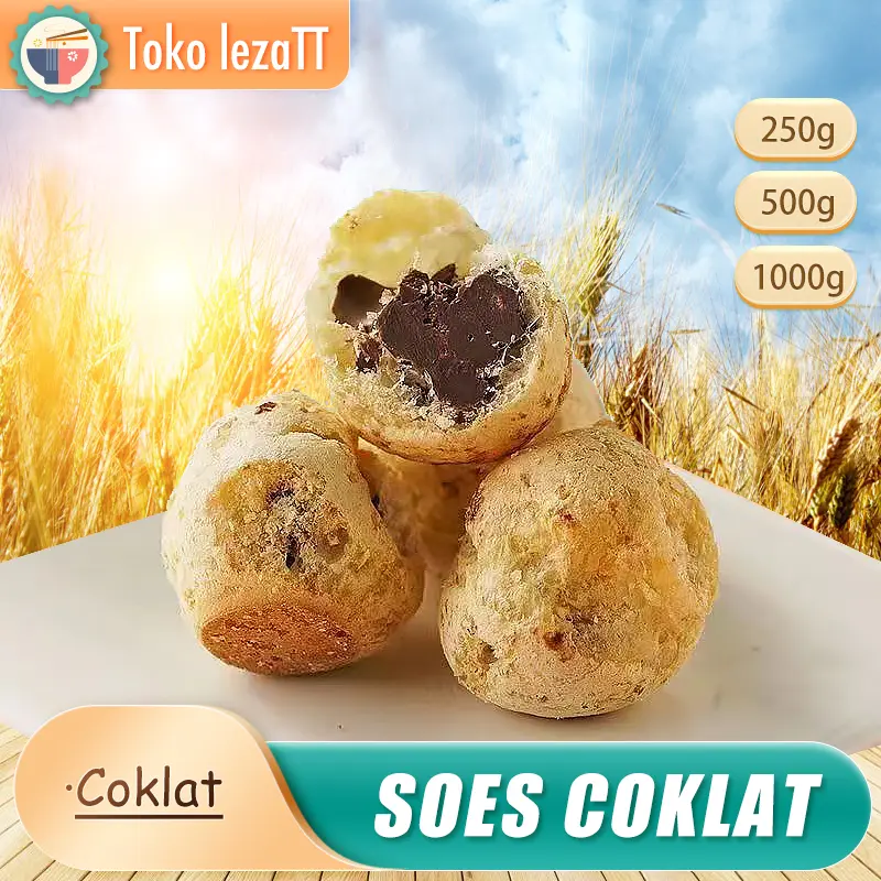 COD Soes Coklat Cokelat 500g/1kg halal Kue Sus Kering Isi Coklat Kiloan Gram Lumer Enak Murah （Cemilan keluarga, cocok untuk dewasa dan anak-anak）