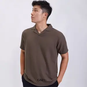 Giseu - Premium Waffle Revere Knit Polo