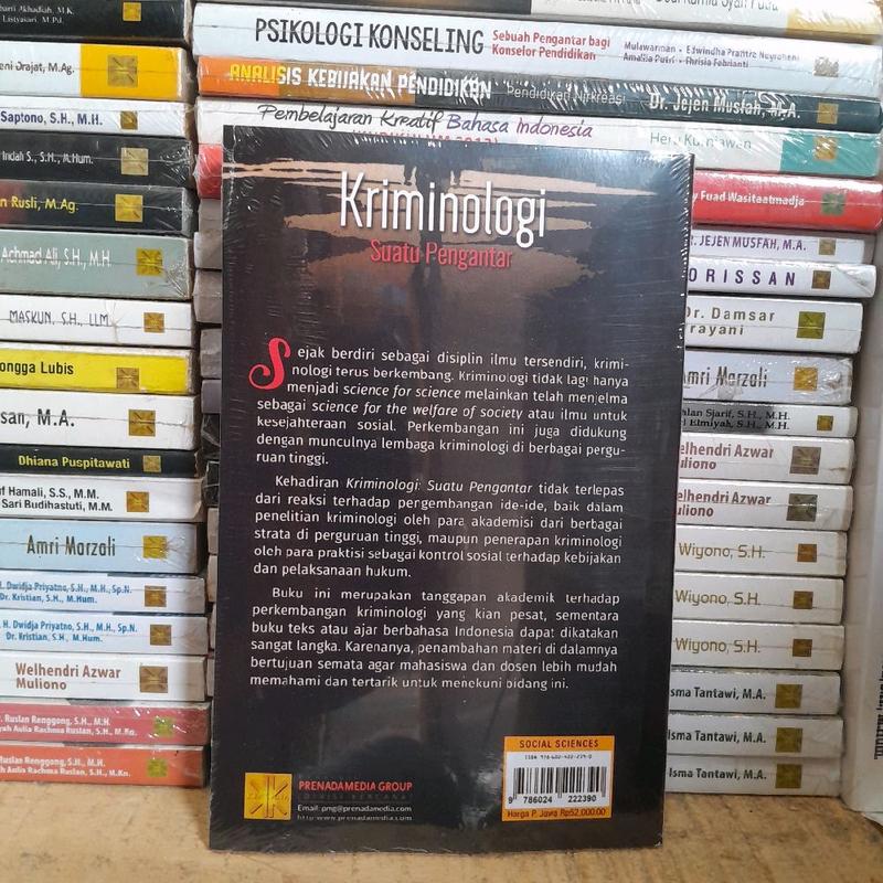 Kriminologi Suatu Pengantar 1
