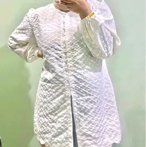 Sheila Tunik Busui Katun Bordir Premium Mewah Elegan Terbaru Muslim