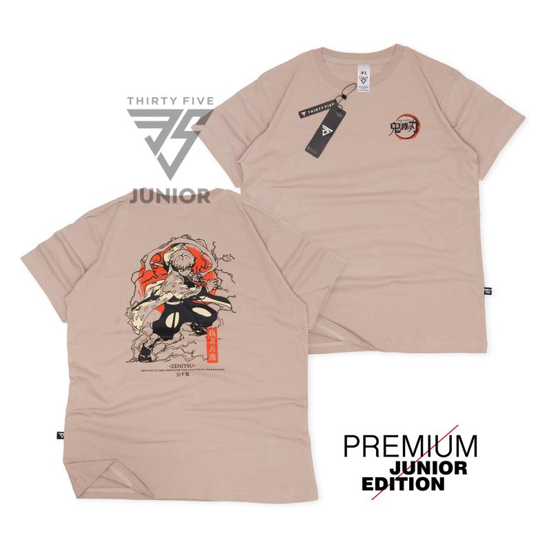 kaos distro anak laki-laki umur 9-16 tahun anime one piece warna cream bahan cotton combed 30s Fashion 2