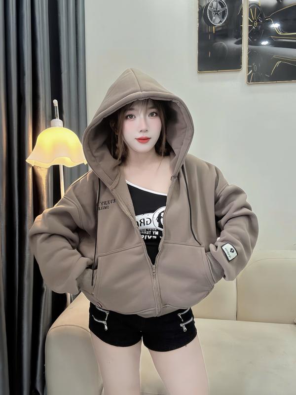 Áo Khoác Nỉ Form Rộng - Áo Nỉ Ngoại Giày Giặn Nón To Thêu Chữ Size M L Dưới MyhanStore93. | BigBuy360 - bigbuy360.vn