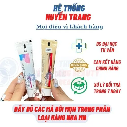 Kem bôi, gel bôi dưỡng da bôi mụn cam, trắng tuýp 15g