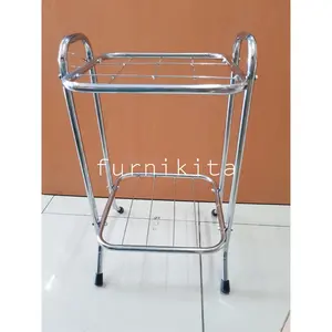 RAK DISPENSER MAGIC JAR MEJA GALON SUSUN 2 STAINLESS