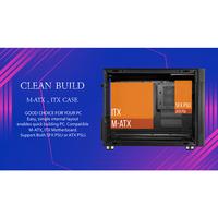 Gambar CASING CUBE GAMING AXEL V2 - Mid Tower mATX Case TG/Mesh dari Techno Computer Bali Kota Denpasar 4 Tokopedia