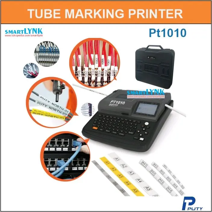 Puty PT1010 Printer Label Marker Tube Kabel