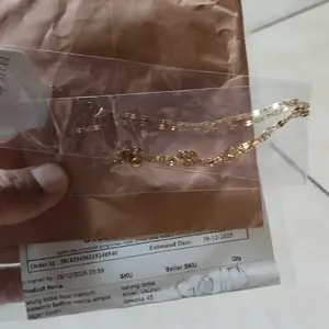 kalung boba bulat titanium aksesoris fashion wanita simple elegan liontin