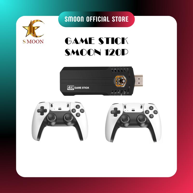 Máy Chơi Game Stick SMOON 120P Kèm Tay Cầm Xịn Hơn 30000 Game 3D Bản Mạnh Mượt
