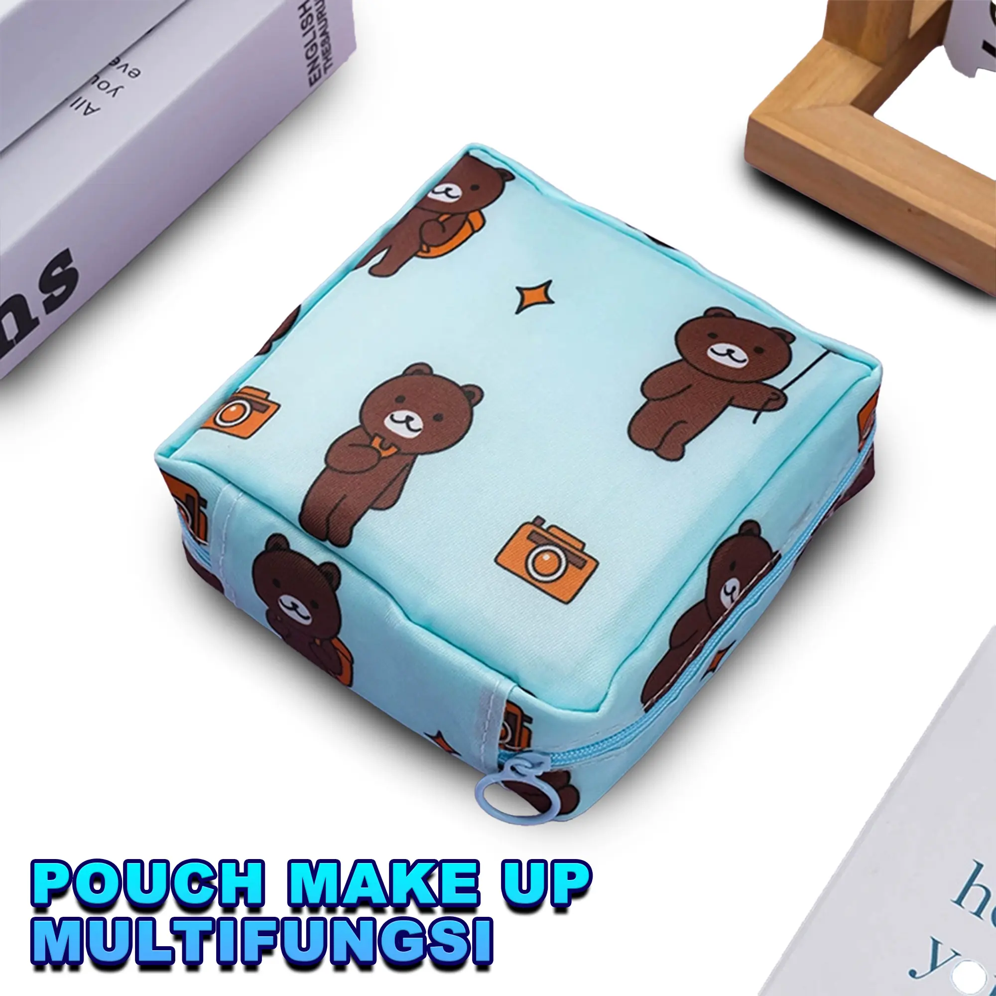 Pouch Pembalut Panty Liner Mini Pouch Organizer Kosmetik Waterproof New Collection BK6019