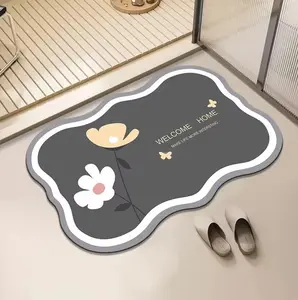 [Koko Karpet] Keset Kaki Diatomite Ukuran 60 x 40cm/ Keset Kaki Kamar Mandi