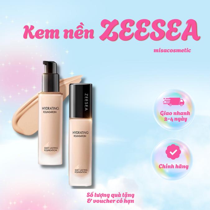 Kem nền Zeesea dạng lỏng che khuyết điểm kiềm dầu hiệu quả lâu trôi 30ml Women Nữ Cosmetic Trang Điểm