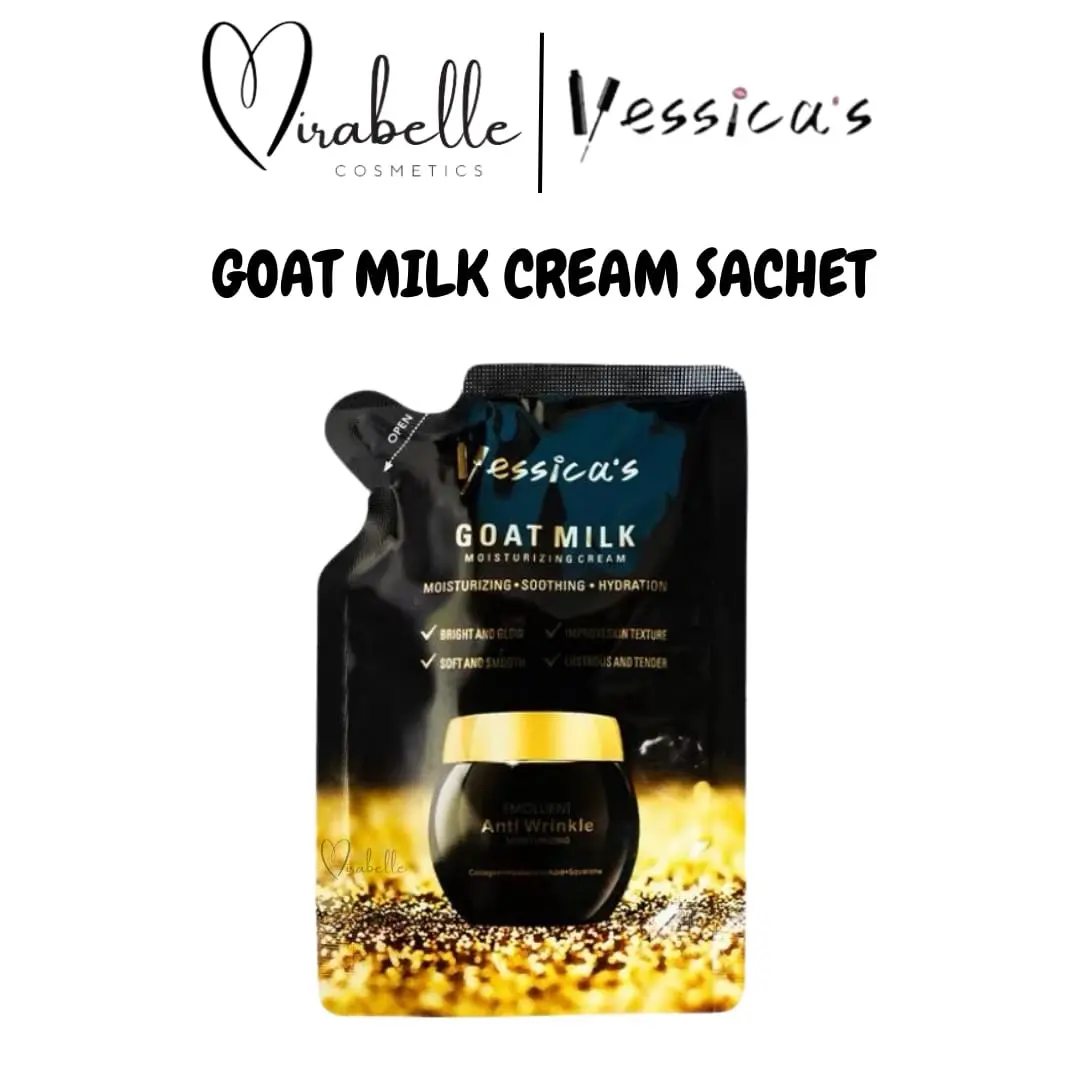 YESSICA REFILL GOAT MILK MOISTURIZING CREAM TRAVEL SIZE 25GRAM