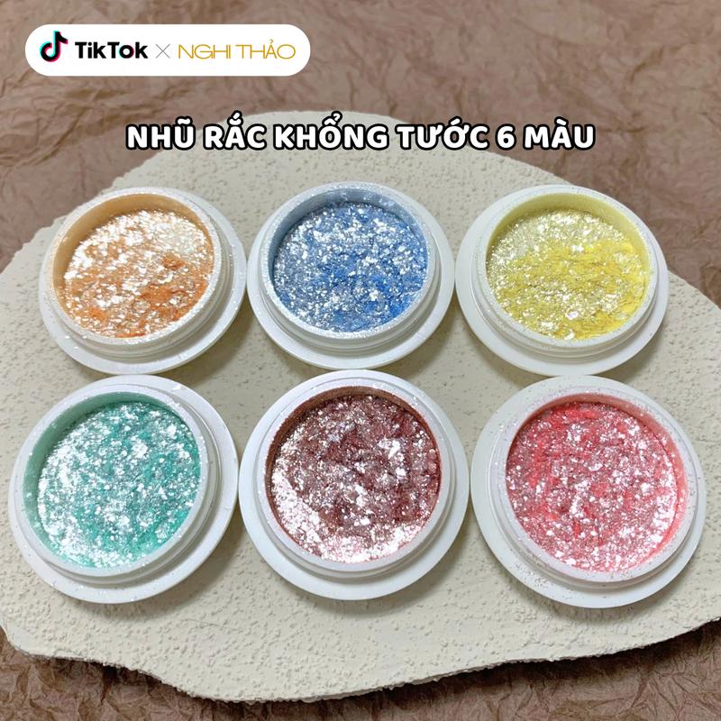 Nhũ rắc khổng tước 6 màu NGHI THẢO