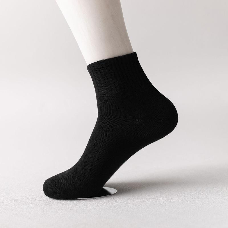 Product Introduction of 5 Pairs Popular Spring And Summer Men's Sports Socks Thin Comfortable Breathable Wear-resistant Polyester Socks Wholesale Size 38-43 13