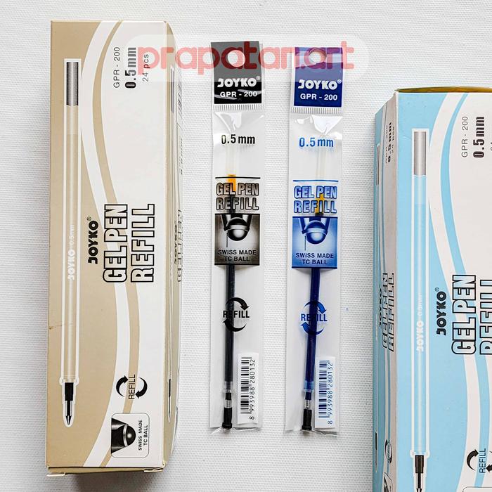 Gambar Joyko GPR-200 REFILL Gel Pen 0.5mm | Pena Jel Refill | Pulpen Refill - BLACK dari Toko Prapatan_NEW Kota Administrasi Jakarta Timur Tokopedia