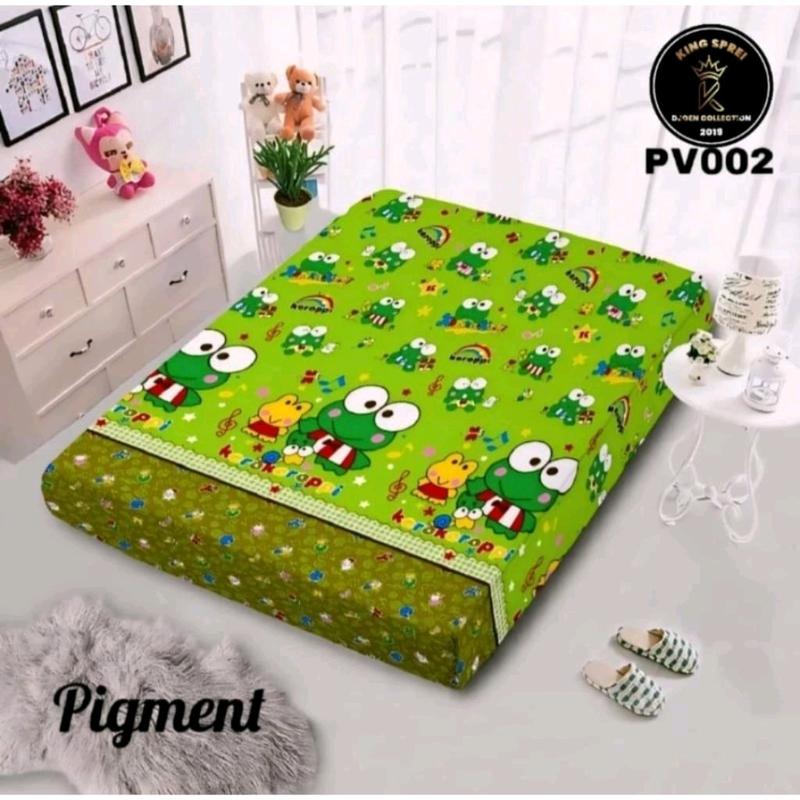 Sarung kasur busa lantai menggunakan resleting motif karakter cowok Kain Katun poliester super sprei 3