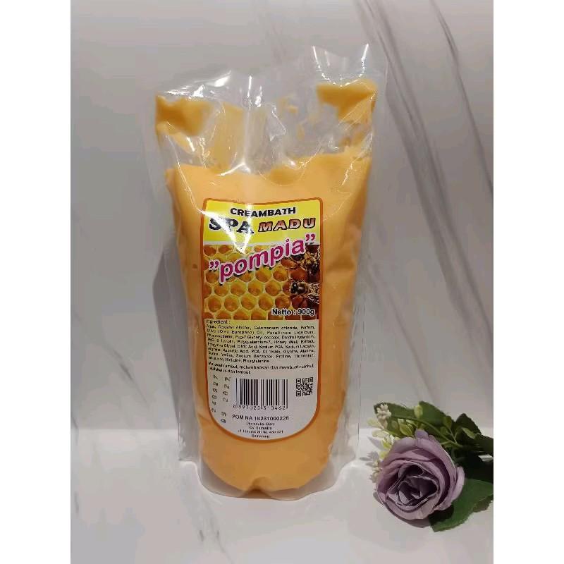 Pompia Spa Creambat 1000 ml Treatment Perawatan untuk Perawatan Rambut - Shampoo, Haircare Coklat Conditioner Creambath Coffe Melembutkan Madu Kopi 3