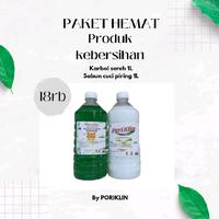 Gambar Paket Hemat Karbol Sereh dan Sabun cuci piring dari HIDEO Kota Semarang 1 Tokopedia