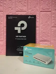 TP Link 8 port 10/100Mbps Desktop Switch Hub TL-SF1008D bahan Plastic