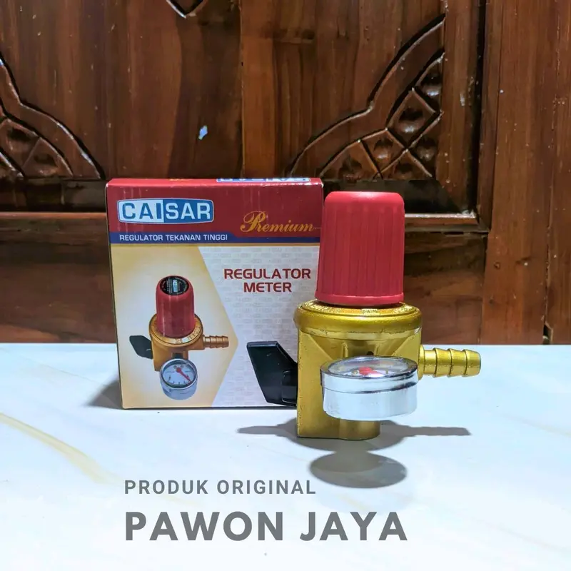 Regulator Kompor Gas Caisar Tekanan Tinggi & Regulator Caisar Smart Silver, Regulator Meter Caisar High pressure. 2