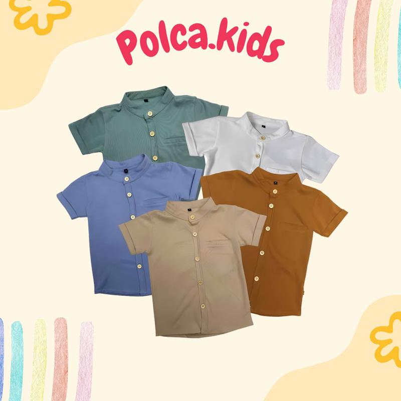 Product Introduction of Kemeja anak pique shirt series by polca Fashion Kids 2