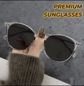 Kacamata Hitam Sunglasses Zhijing-01 Korea Fashion Anti UV Anti High Quality Material - Eyewear
